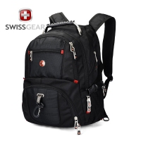 正品瑞士军刀双肩包 男女书包多功能大容量 电脑包背包批发SA8112