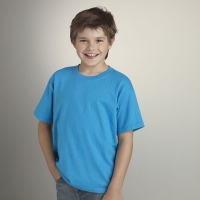 美国GILDAN青少年儿童纯棉圆领短袖T恤打底基础柔软舒适