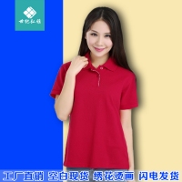  POLO衫定制T恤DIY衣服定做班服订做文化衫制作广告衫印字工衣短袖