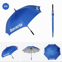 30寸礼品广告伞客定制Logo 自动防晒太阳伞 碰击银胶布直杆晴雨伞