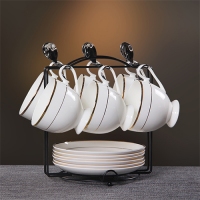 骨瓷咖啡杯 欧式优质咖啡杯碟套装 创意简约陶瓷餐具厂家直销