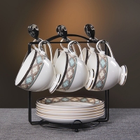 骨瓷咖啡杯 欧式优质咖啡杯碟套装 创意简约陶瓷餐具厂家直销