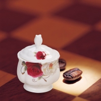 正品骨瓷15头欧式咖啡杯套装送杯架下午茶杯碟陶瓷糖奶缸套具