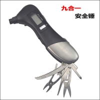 高精度汽车轮胎胎压计 电子胎压计 轮胎监测胎压表破窗工具九合一