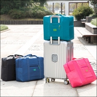大容量可折叠行李收纳包 户外旅游收纳袋提花行李包蓓恋正品