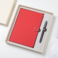 公司礼品定制logo记事本套装商务办公用品会议创意皮面笔记本