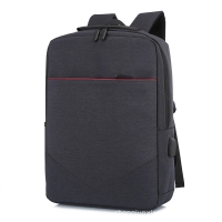 新款 USB充电双肩包商务休闲电脑包背包可套拉杆背包