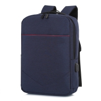 新款 USB充电双肩包商务休闲电脑包背包可套拉杆背包