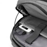 双肩包男2022新款商务笔记本电脑包USB男士背包潮休闲书包旅行包