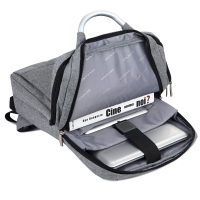 商务笔记本电脑包男士大容量休闲双肩包旅行电脑背包定制LOGO