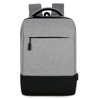 商务笔记本电脑包男休闲中性高中学生USB旅行背包双肩包定制LOGO