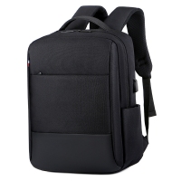 电脑双肩包男款商务书包usb功能小米背包商务大容量简约