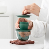 便携式包旅行功夫茶具车载快客杯户外随身露营茶具家用收纳小套装