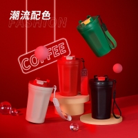 304可乐咖啡杯 双层不锈钢保温杯创意礼品广告杯LOGO刻字